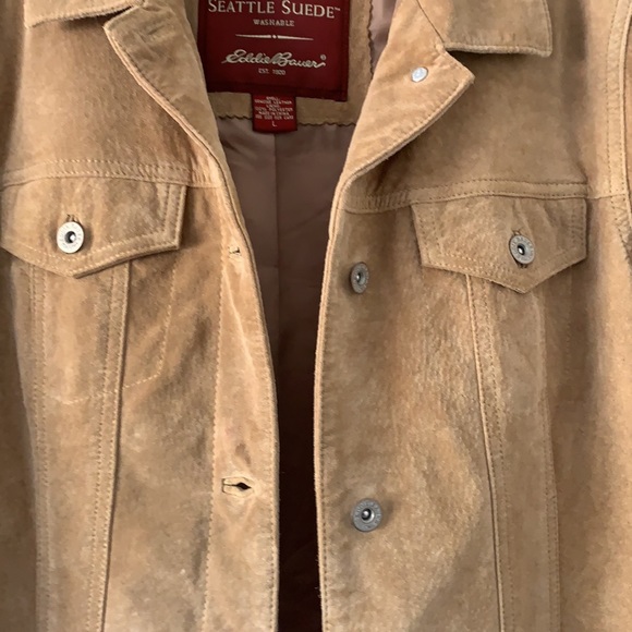Eddie Bauer Premium Quality Suede Leather Jacket - Picture 11 of 11